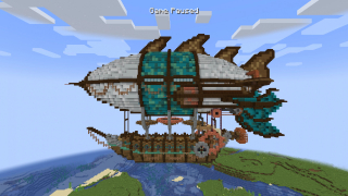 steampunk airship (requires mods)