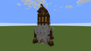 Stone Spruce Tower House