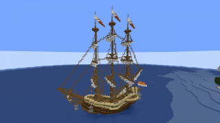 Medieval Wooden Ship