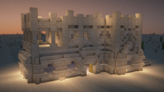 Undecorated Sandstone Villa