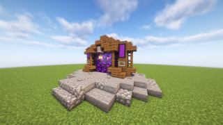 Spruce Cozy Nether Portal