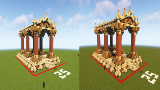 Fantasy Desert Style Temple