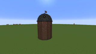 Silo With Working Melon and Pumpkin Farm