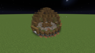 Wooden Greenery Dome