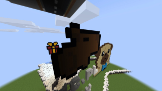 Capybara mini pixel art