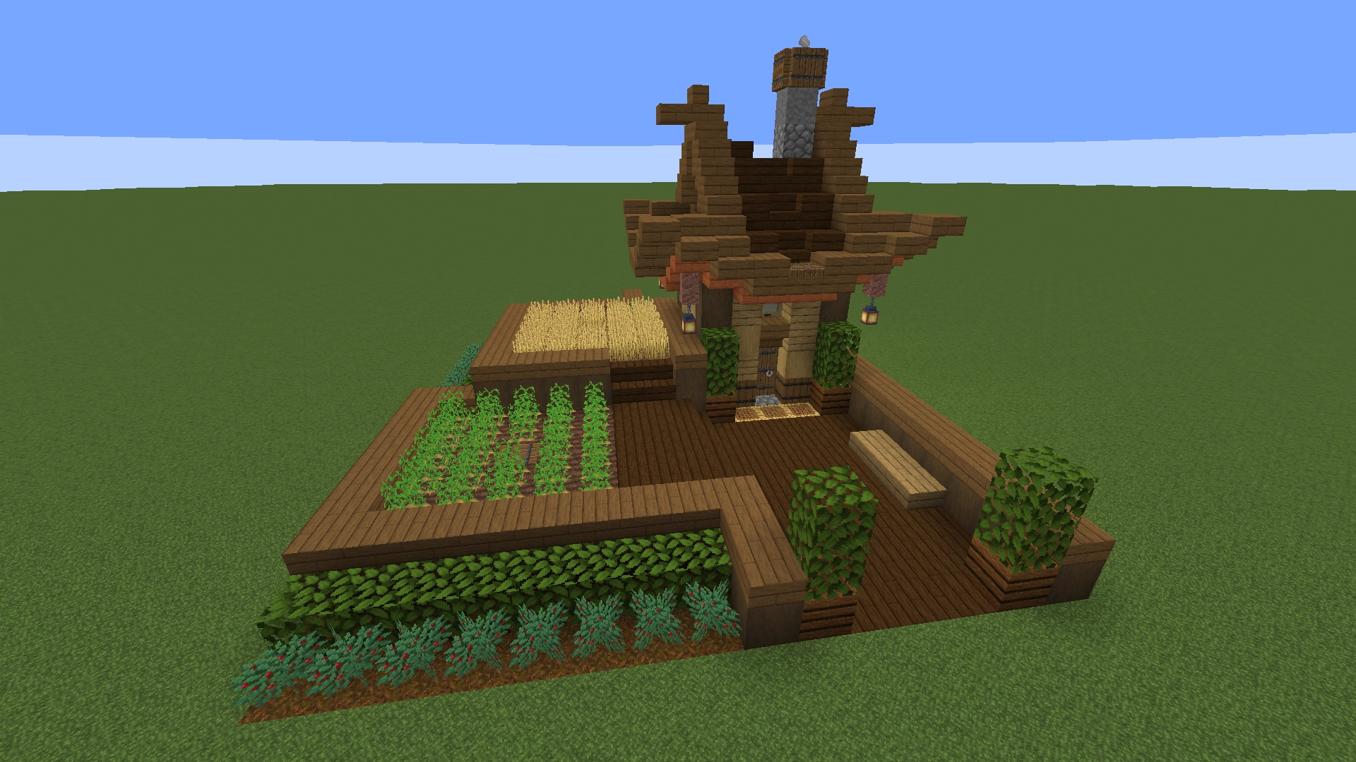 Tiny Starter Home With farm and interior – key image