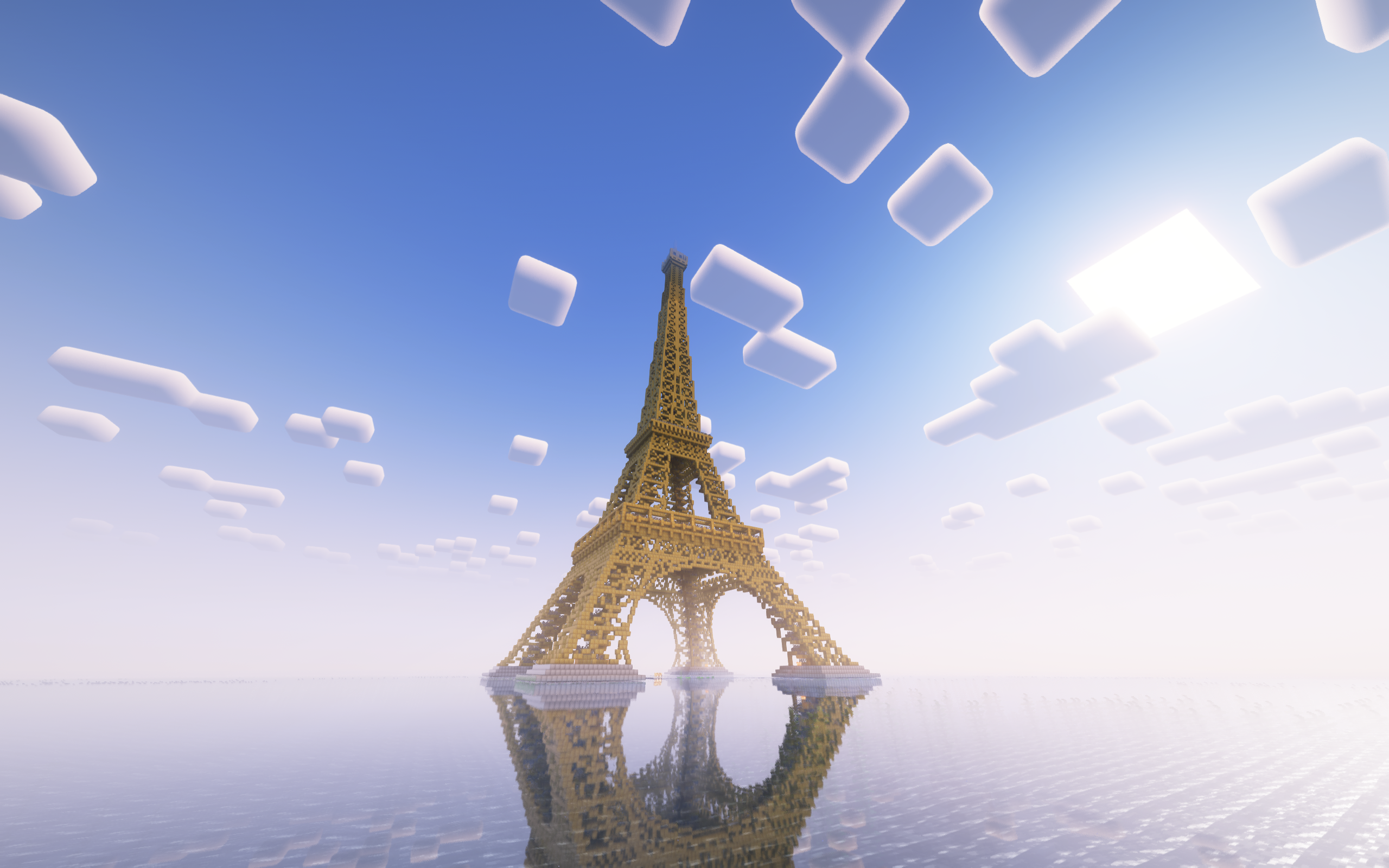 GOLDEN EIFFEL TOWER MINECRAFT  – additional image