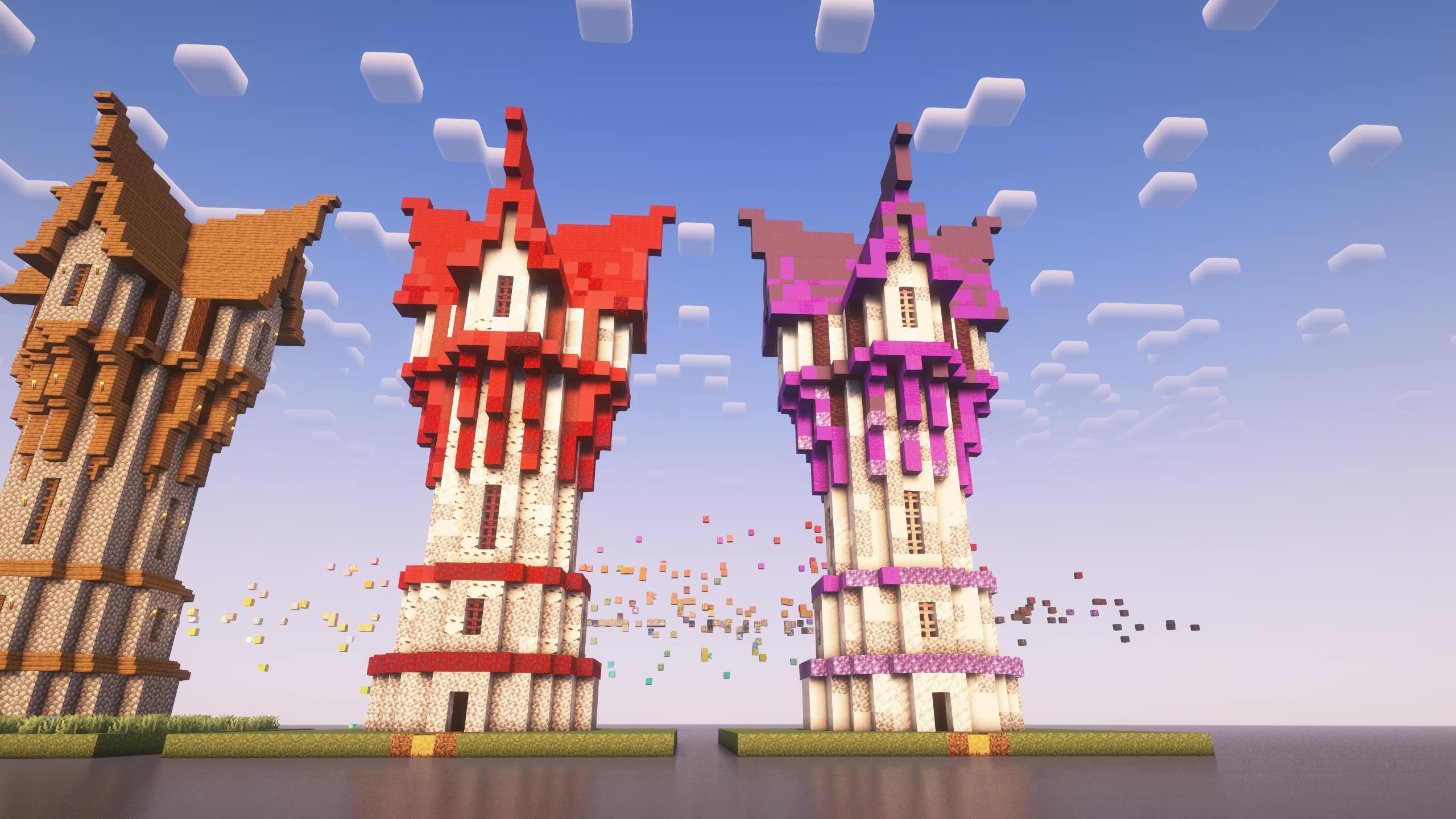 5 different styled wizard towers – additional image
