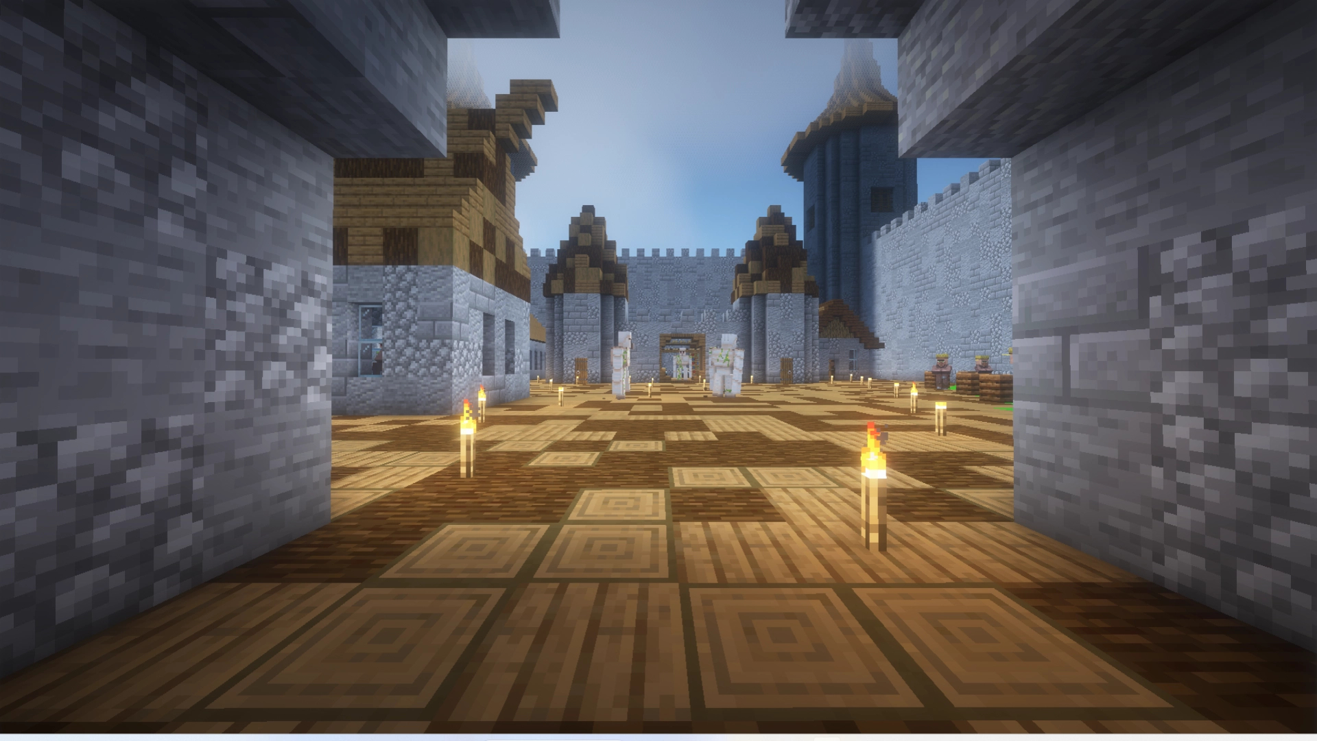 Medieval village sorrounded by walls – additional image