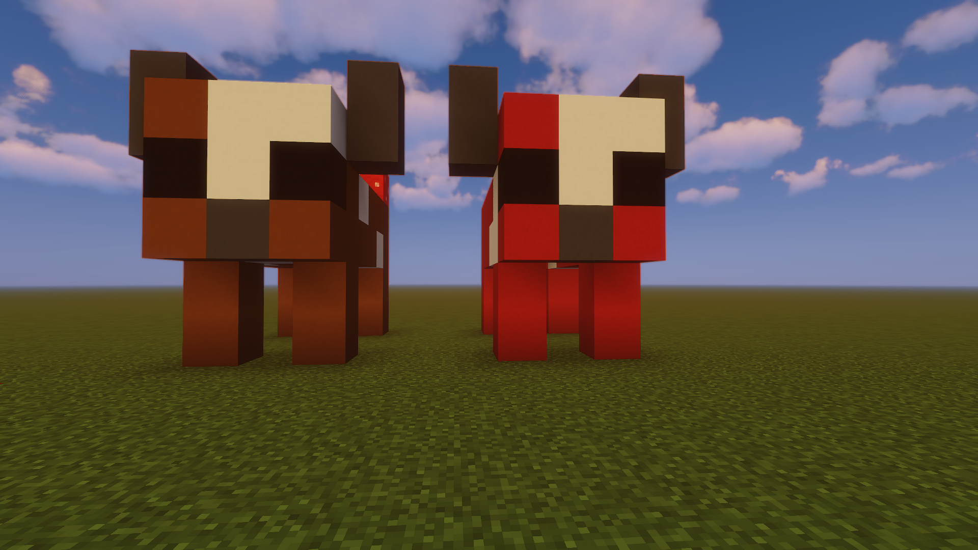 Best friends Mooshroom cows – additional image