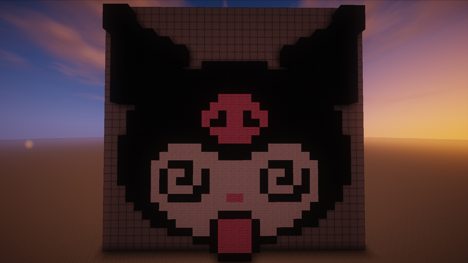 Kuromi from Hello Kitty Sanrio Pixel Art – key image