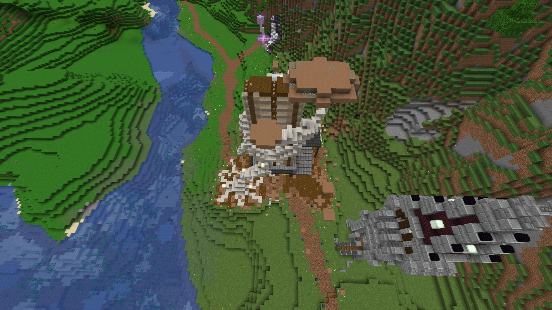 Brown Mushroom Farm with Decoration – additional image