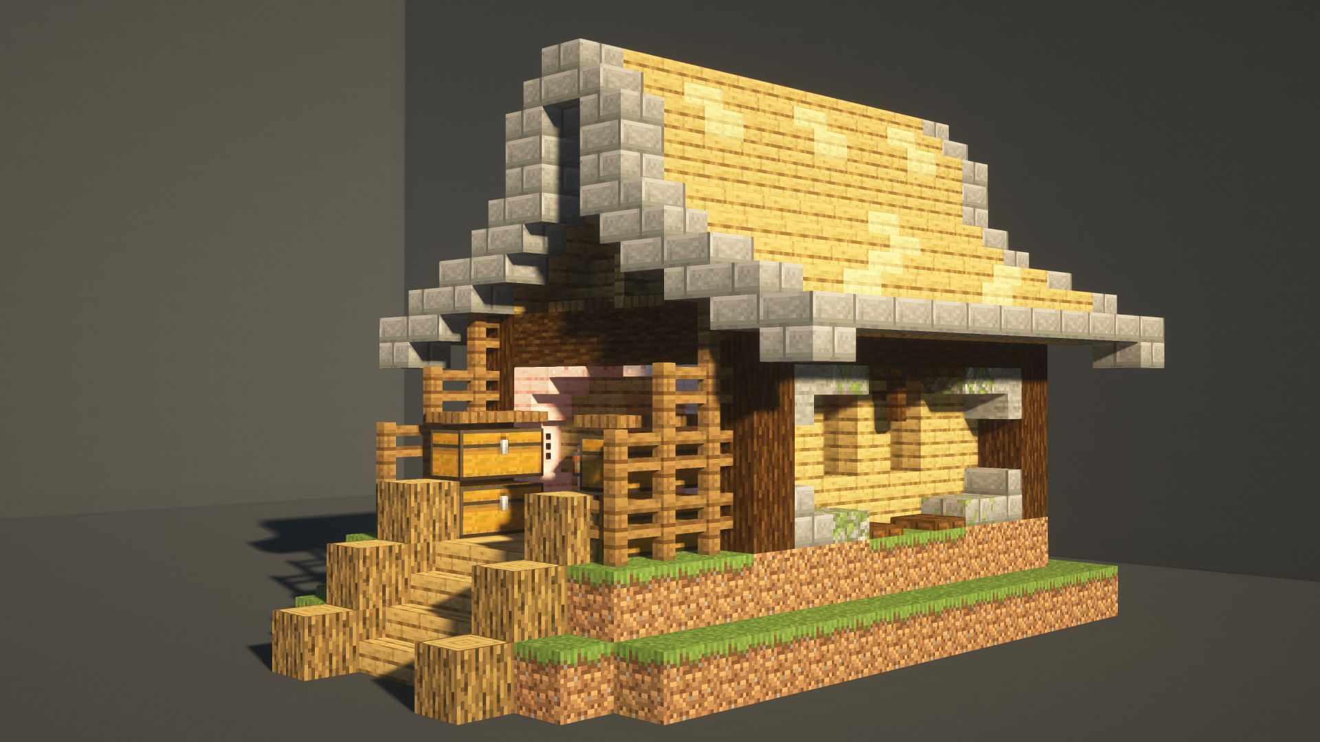 Small Starter Wood House – additional image