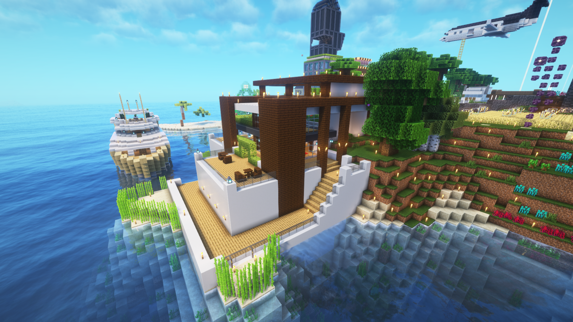 Minecraft Schematic Modern Base by jxtgaming | abfielder.com