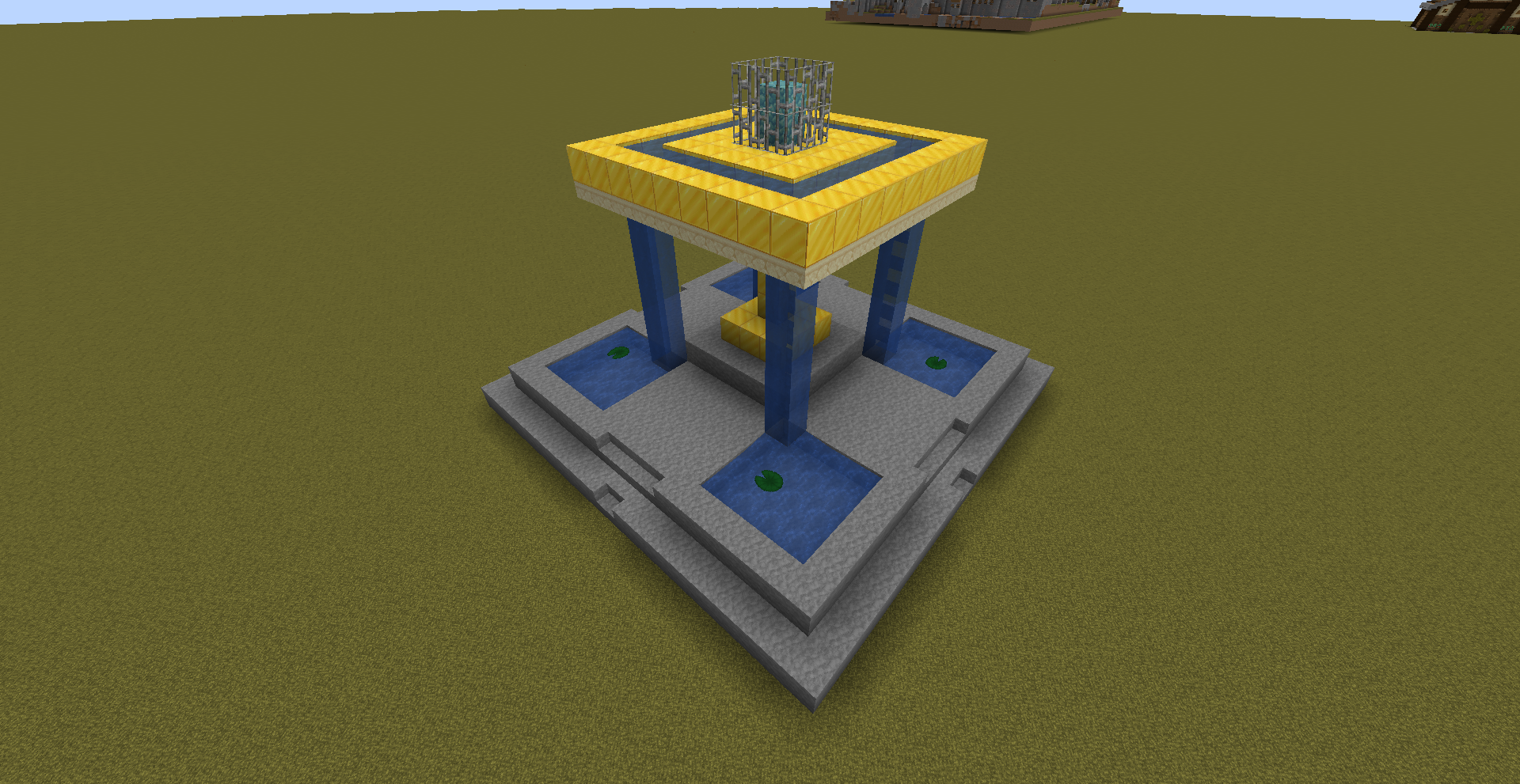Minecraft legends Fountain – key image