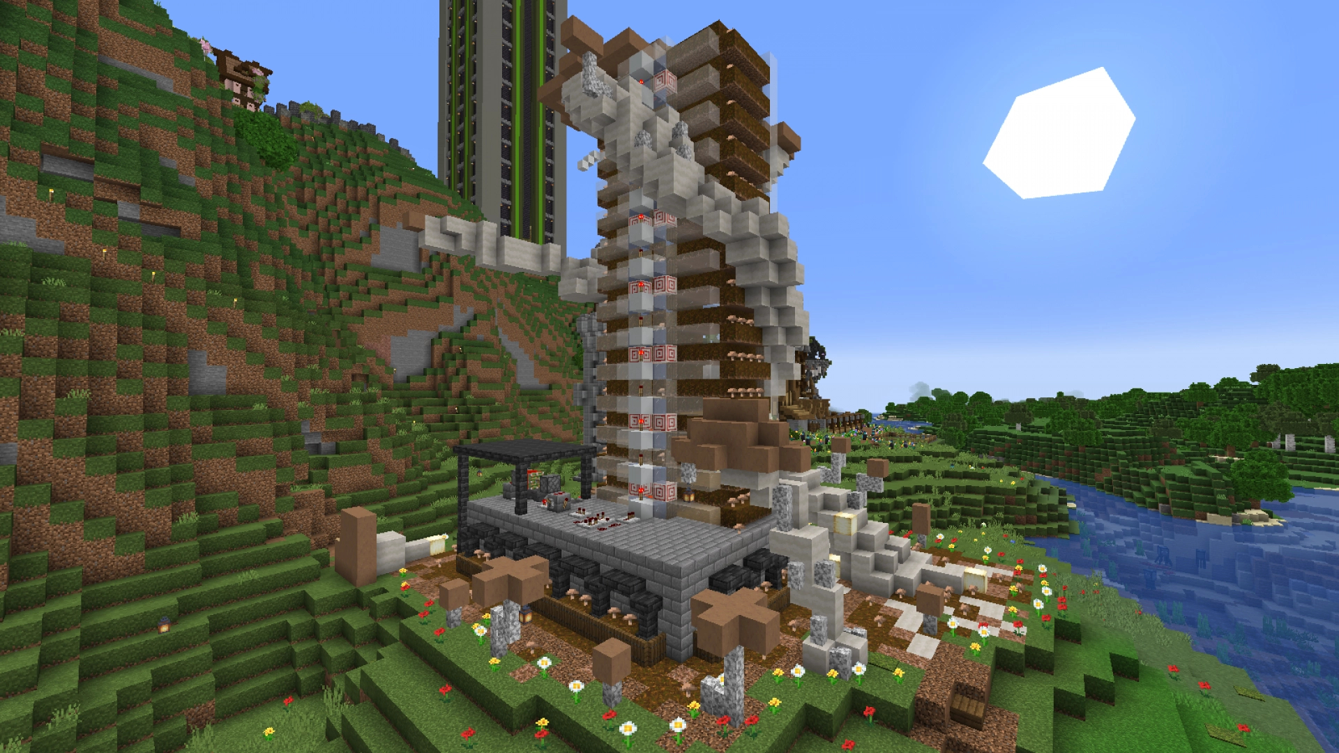 Brown Mushroom Farm with Decoration – additional image
