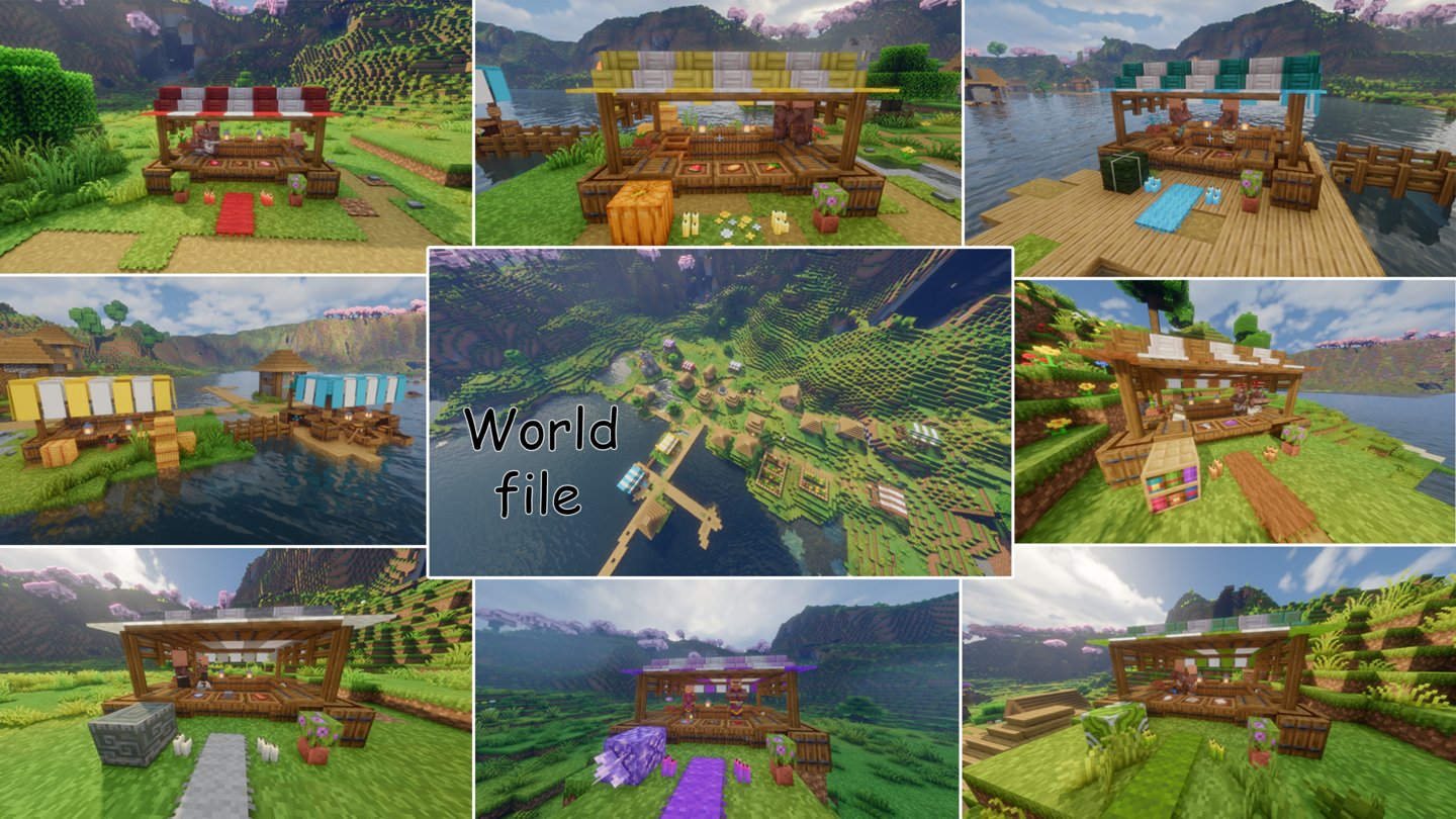Minecraft Market Stall – additional image