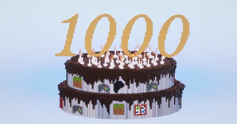 1000 Followers on Patreon Cake | FREE – key image