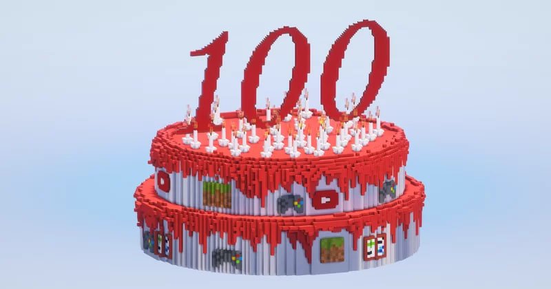 100 Youtube Subscribers Cake | FREE – additional image