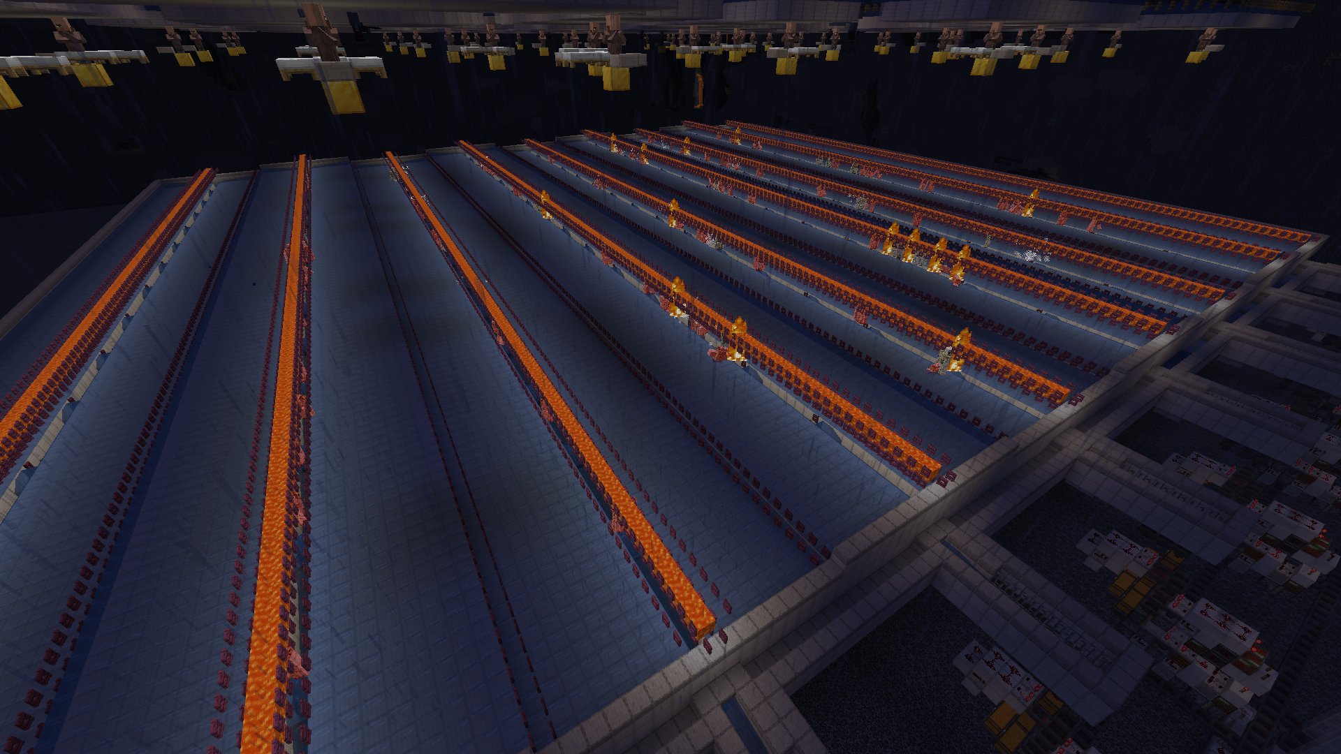 Gigantic iron farm-with sorted collection system and shulker loader – additional image
