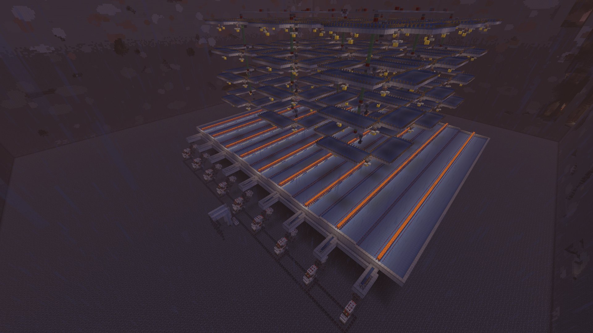 Gigantic iron farm-with sorted collection system and shulker loader – additional image