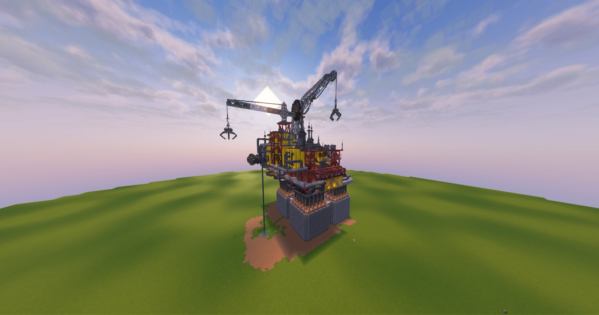Minecraft Schematic Oil Rig Wunba Without Farm By Wunba Abfielder