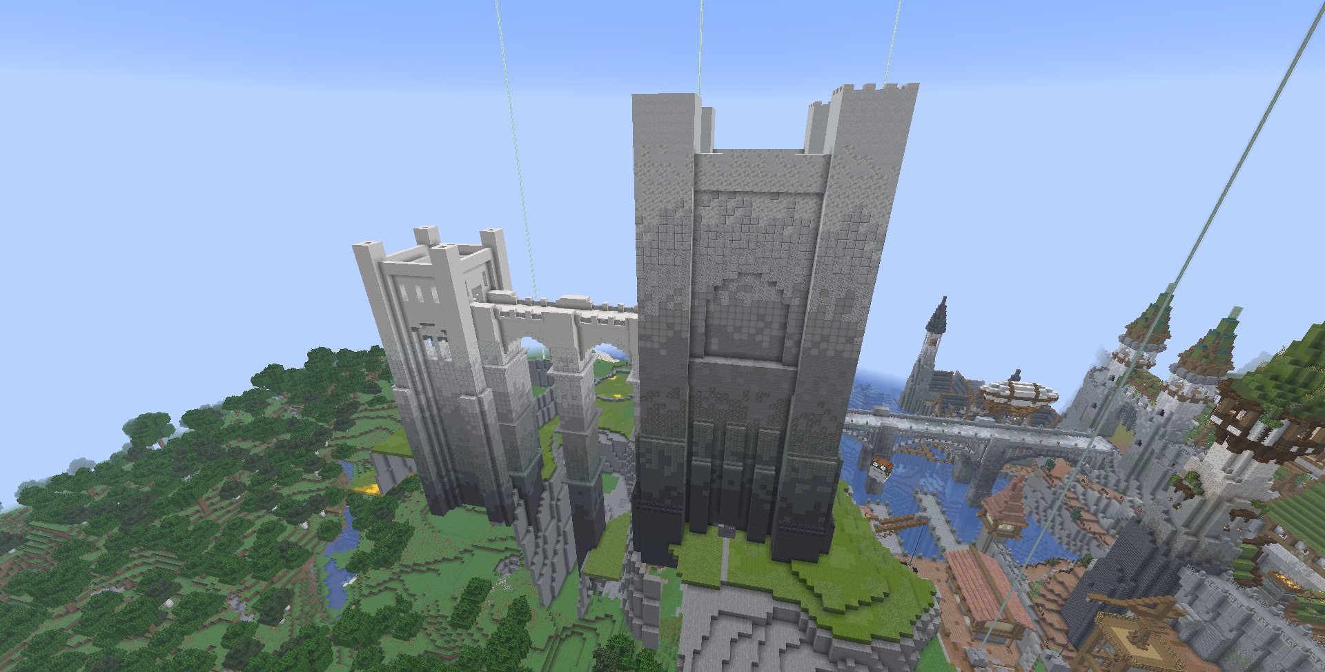 Huge Black and White Castle – additional image