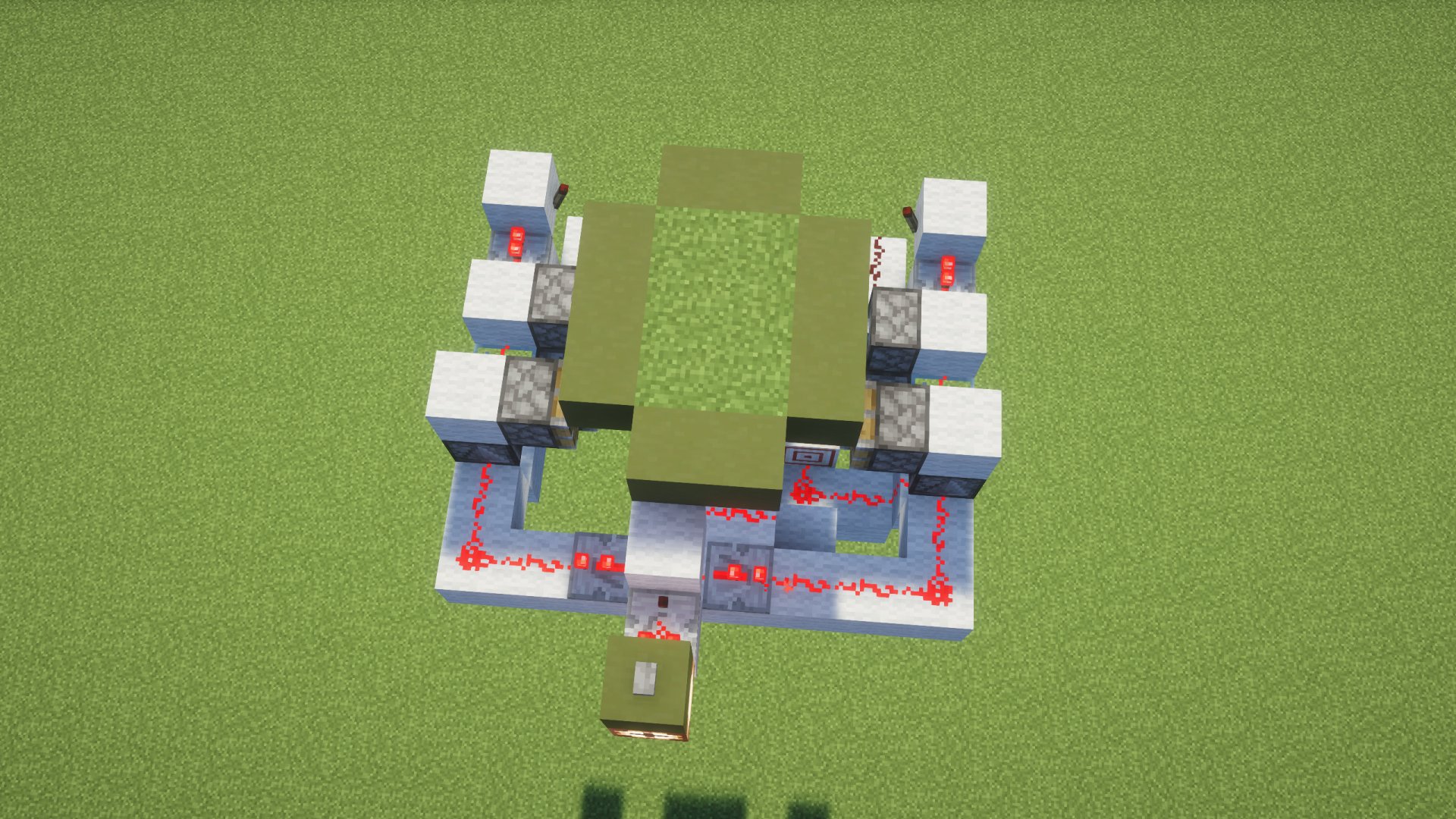 2x3 flush secret staircase redstone entrance – additional image