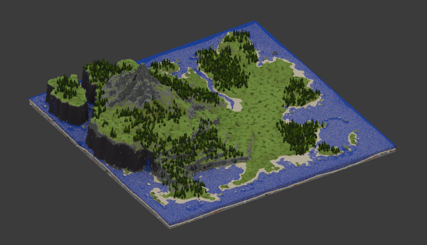 200 Subs Special Custom Island Survival Map 1000x1000 Blocks – additional image
