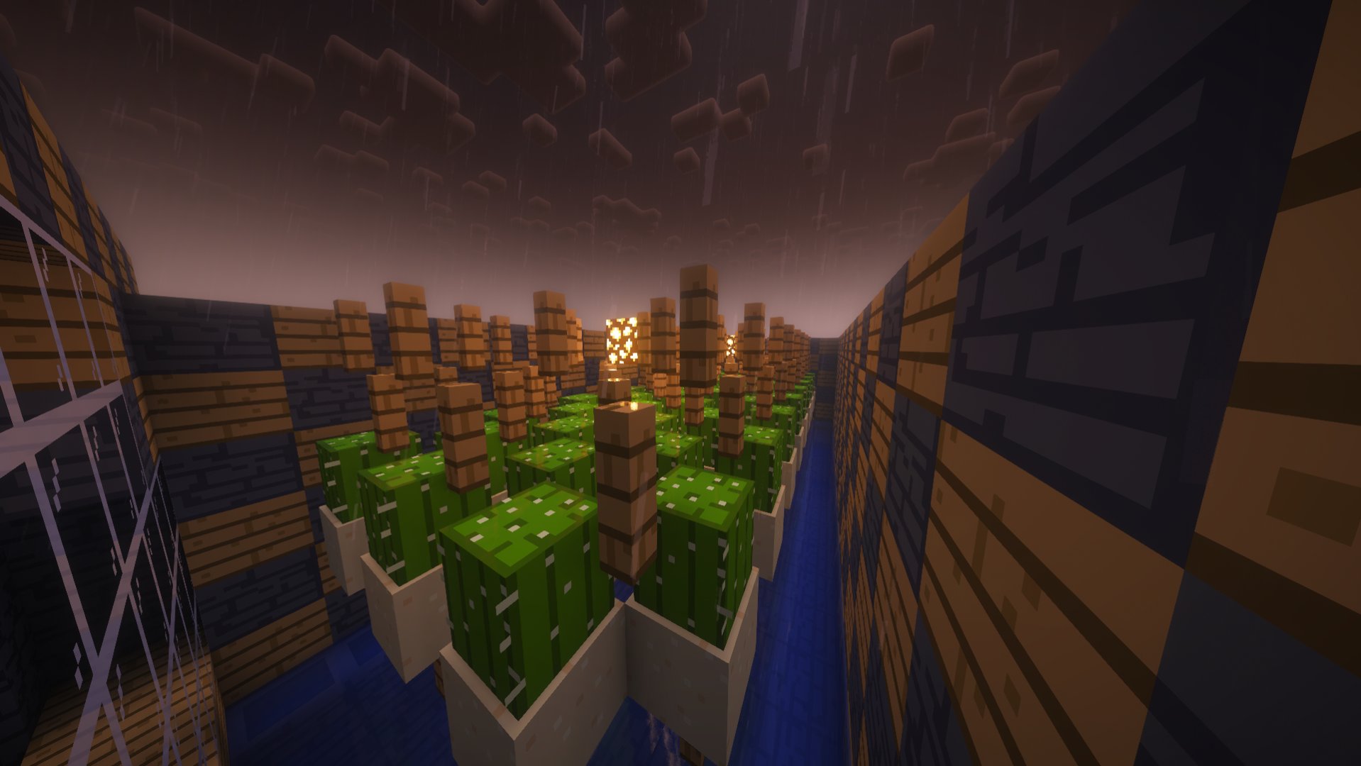 HugoSmp base (cactus,bamboo and crop Farm + Pie Cart safe) – additional image
