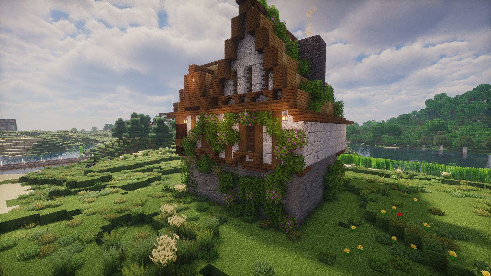 Cozy survival cottage-Litematica Schematic – additional image