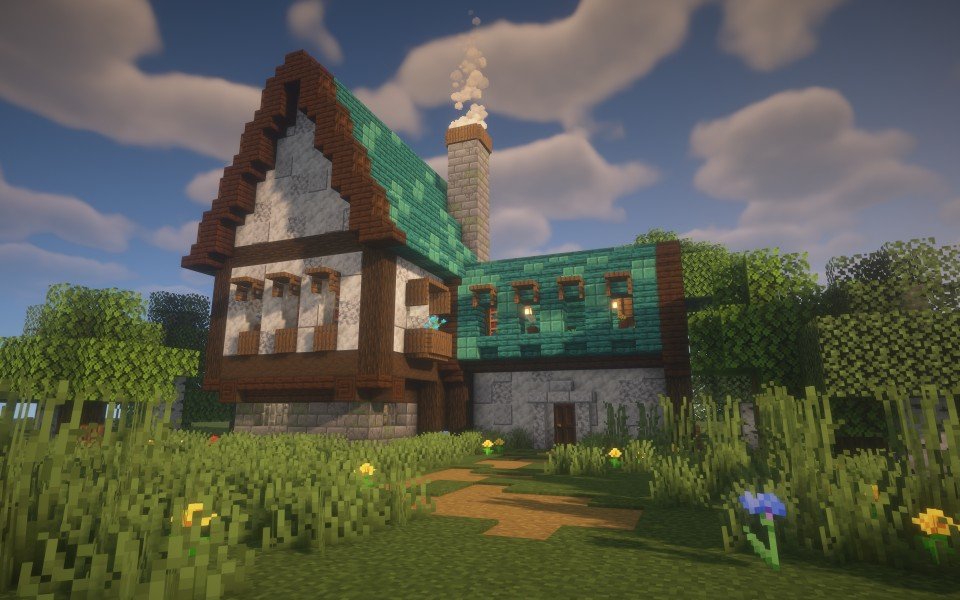 Beautiful House in Medieval style – key image