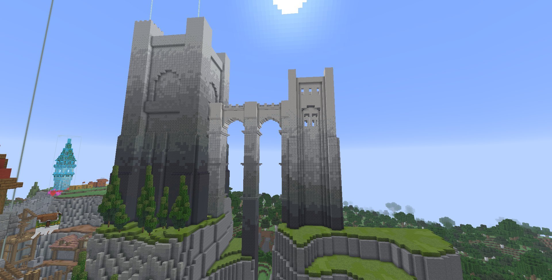Huge Black And White Castle – additional image