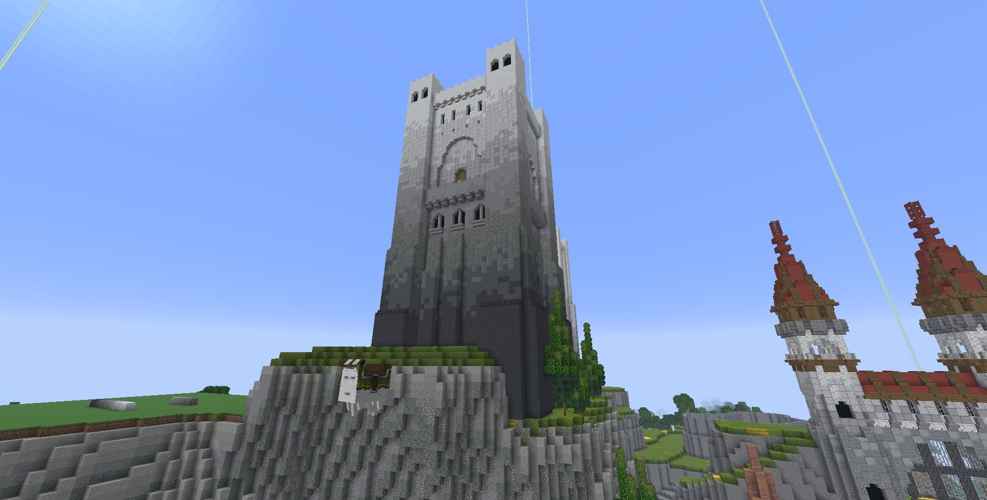 Huge Black And White Castle – additional image