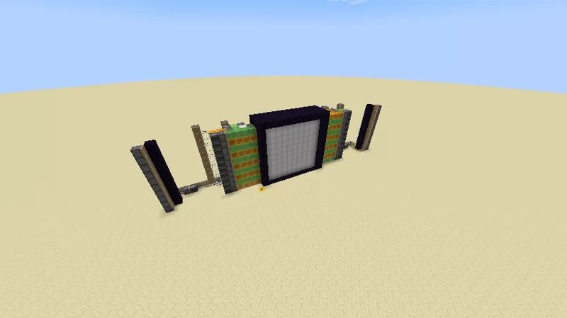 10x10 Piston door – key image
