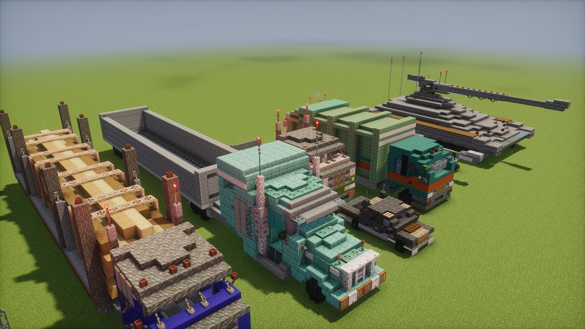 Minecraft Schematic Vehicles by Raaamseeel | abfielder.com