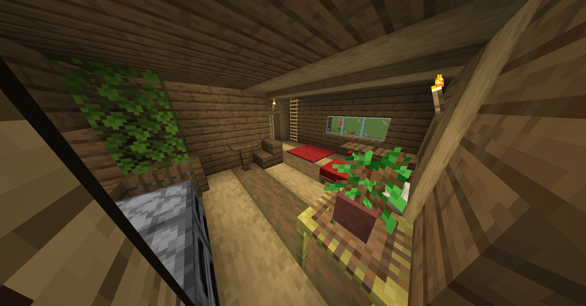 Small Wooden Survival House – additional image