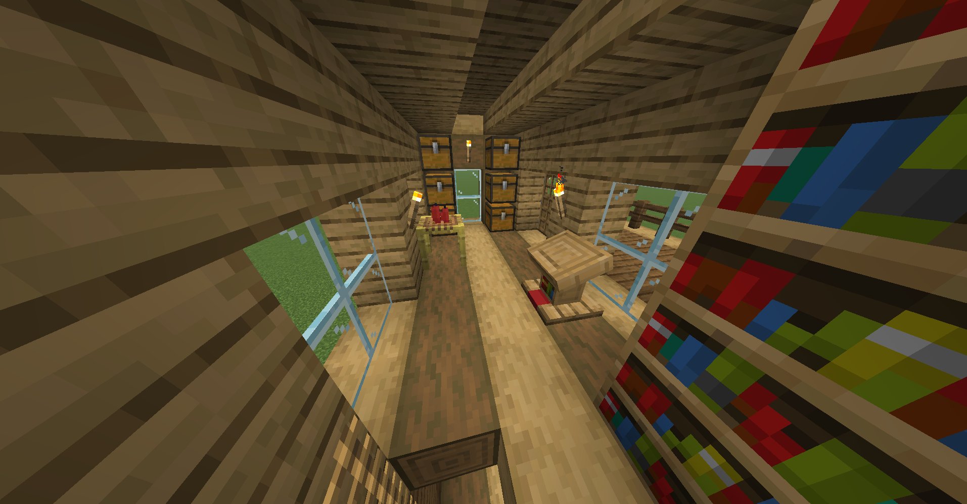 Small Wooden Survival House – additional image