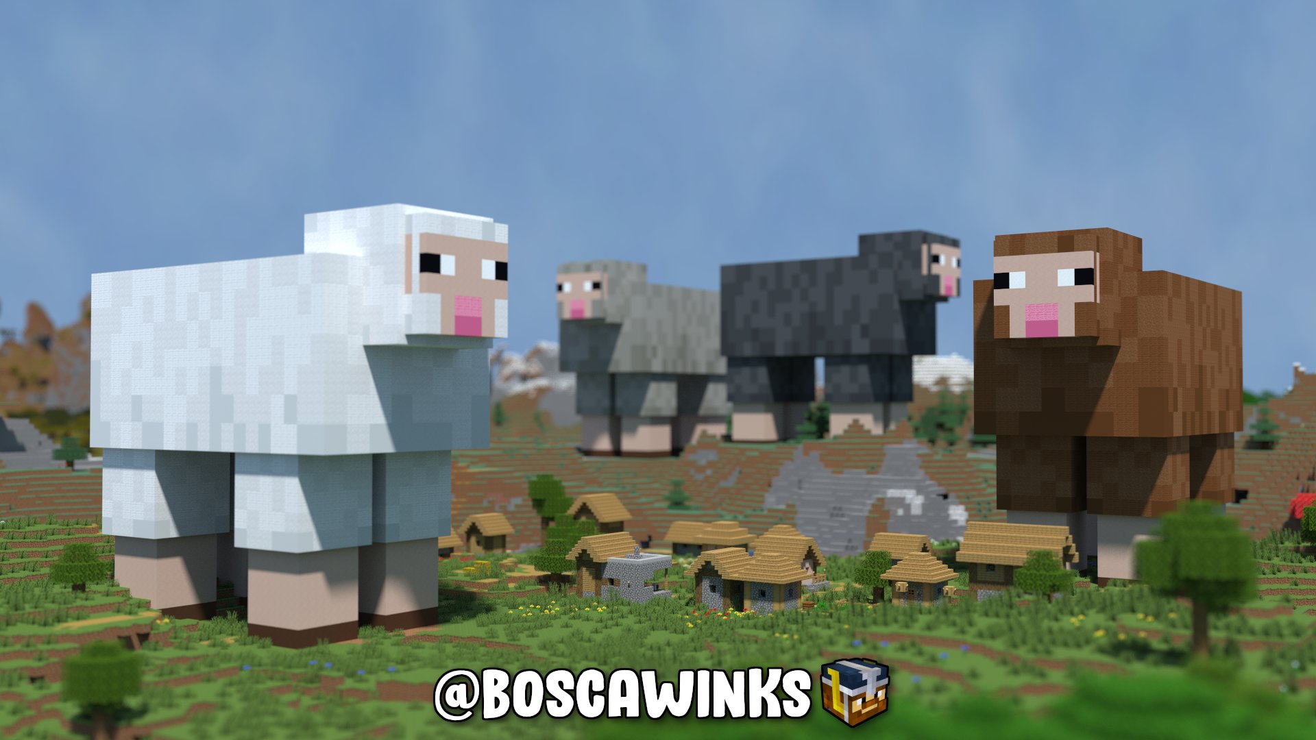 Sheep Mob Statues – additional image