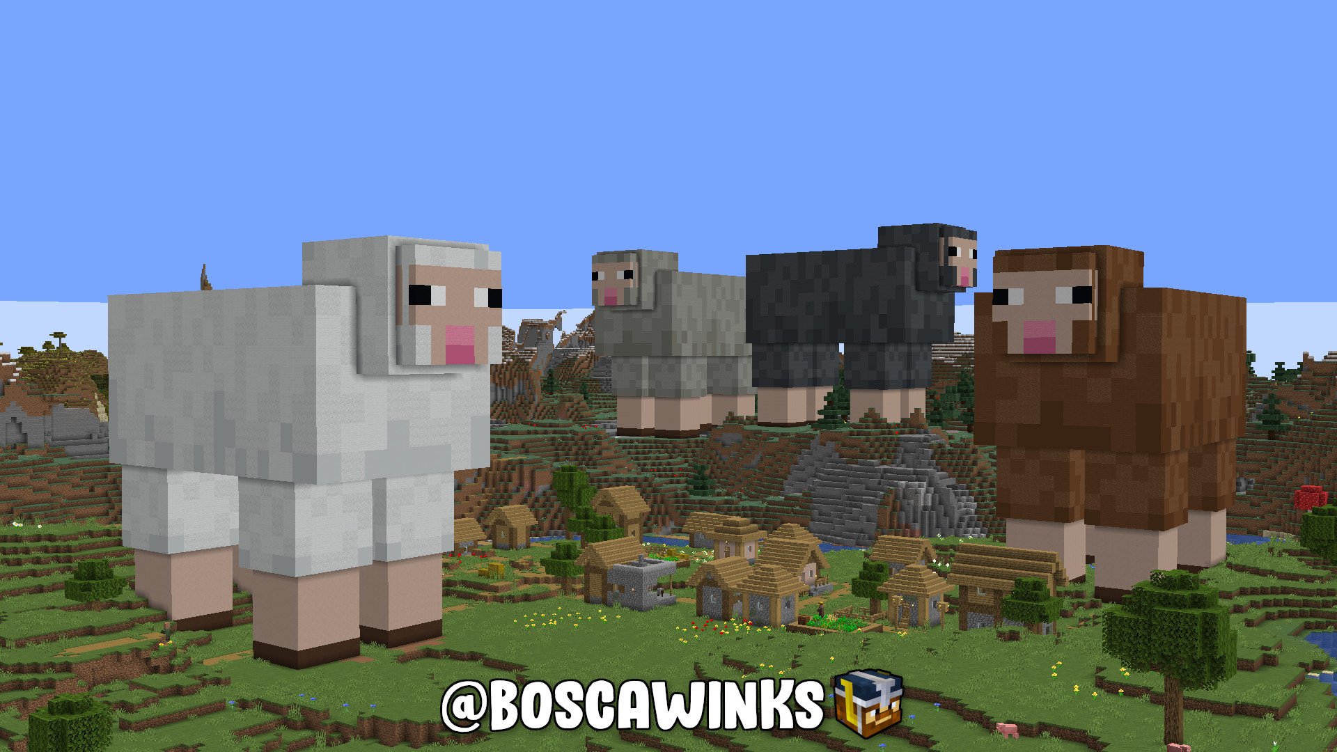 Sheep Mob Statues – additional image