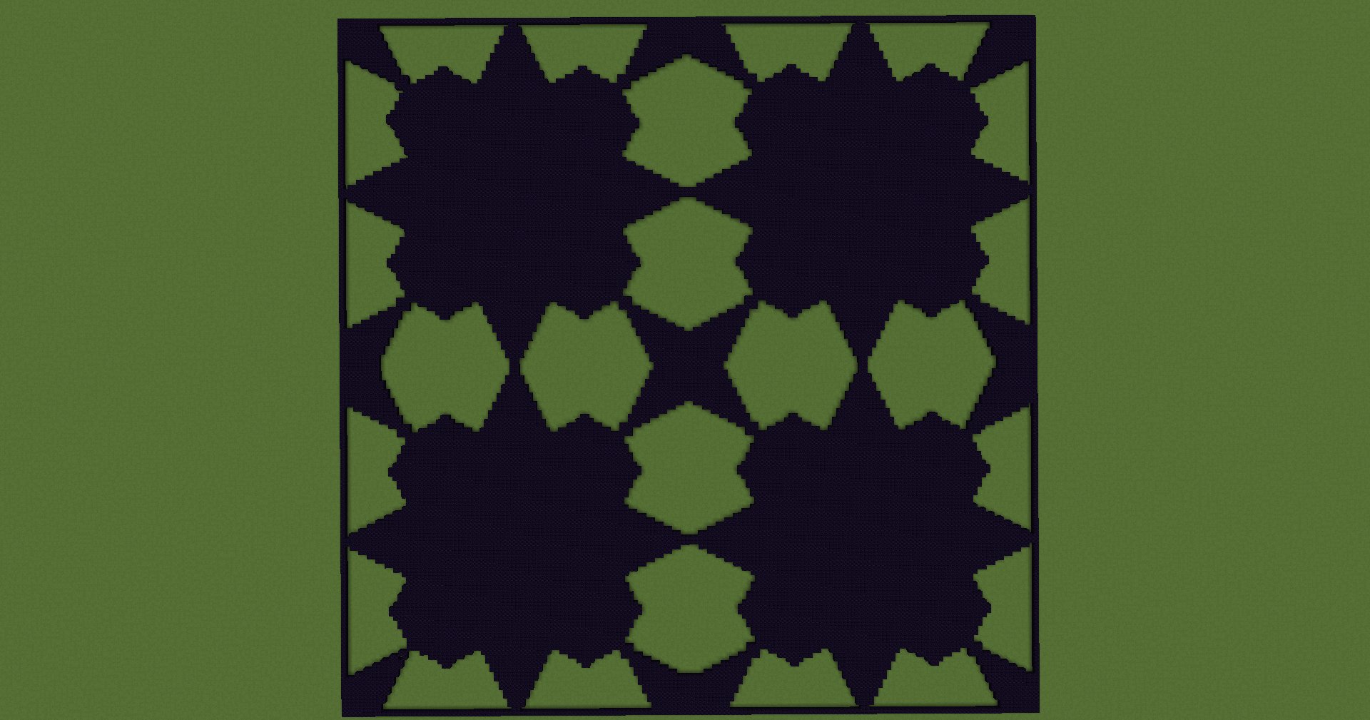 Obsidian square with spikes – key image