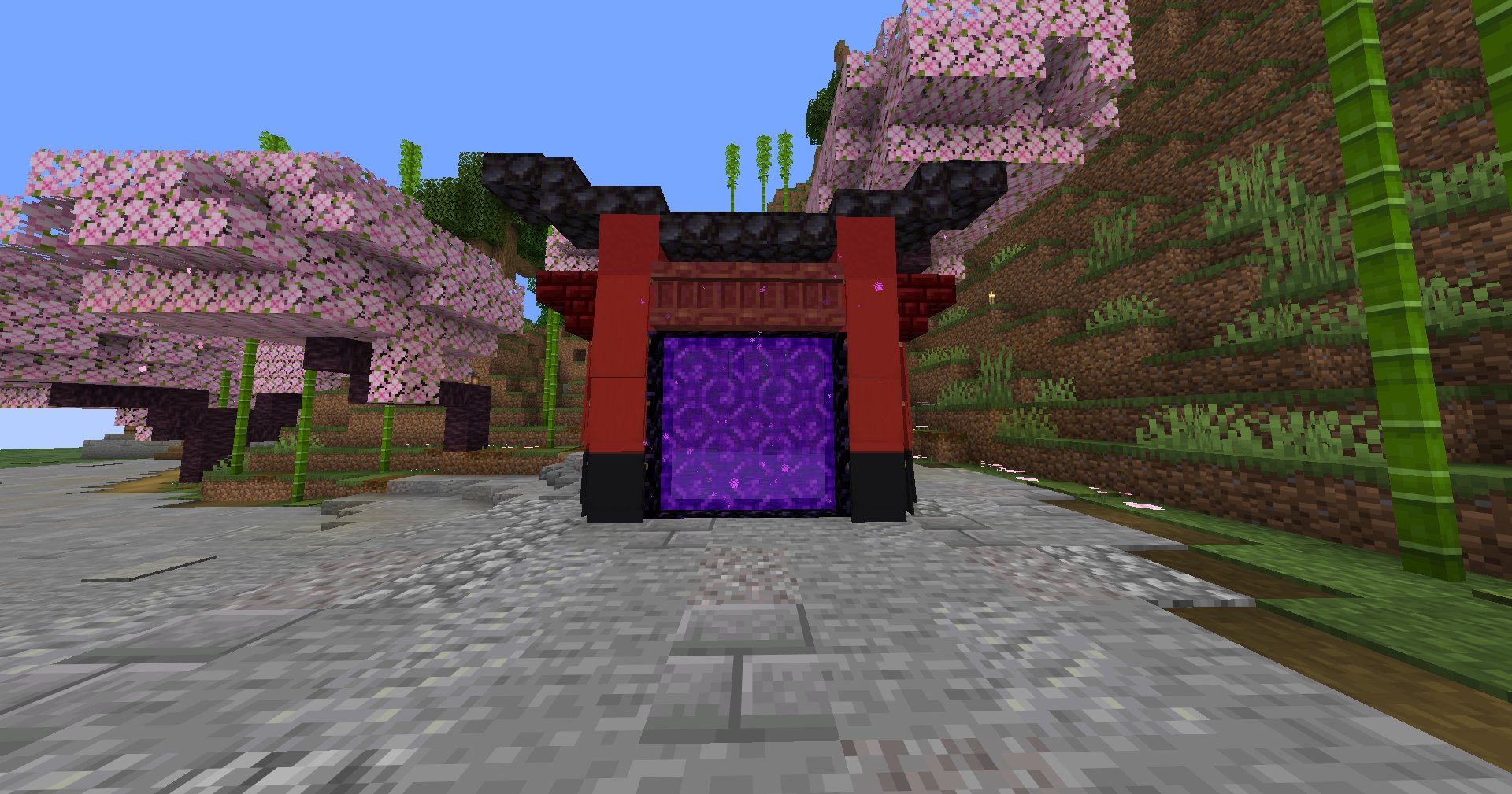 Japanese Nether Portal – key image