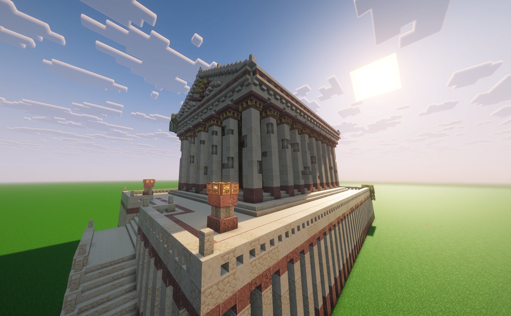 Sandstone Greek Temple Rejected – additional image