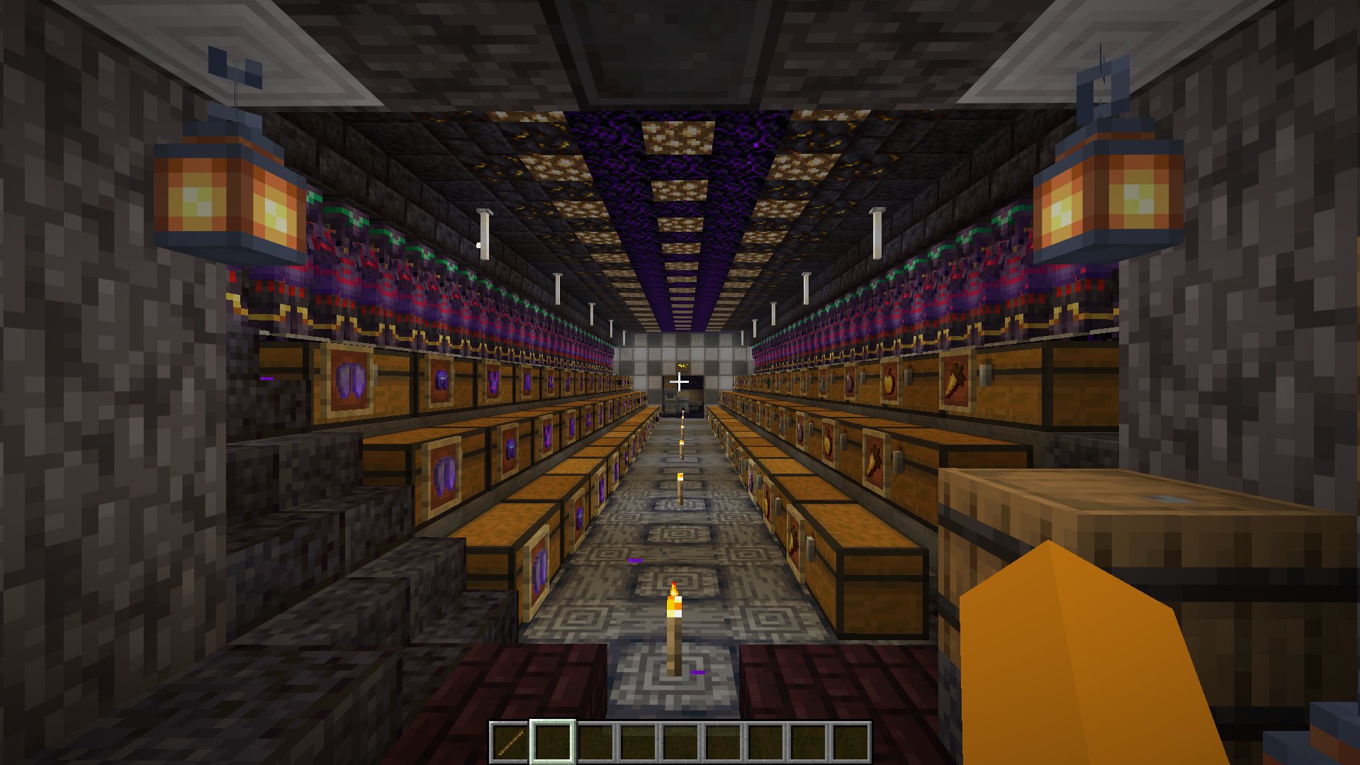 Secret base / stash / auto storage / Villager Trading Hall – additional image