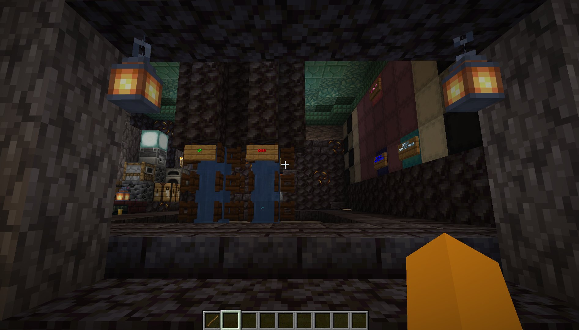 Secret base / stash / auto storage / Villager Trading Hall – additional image