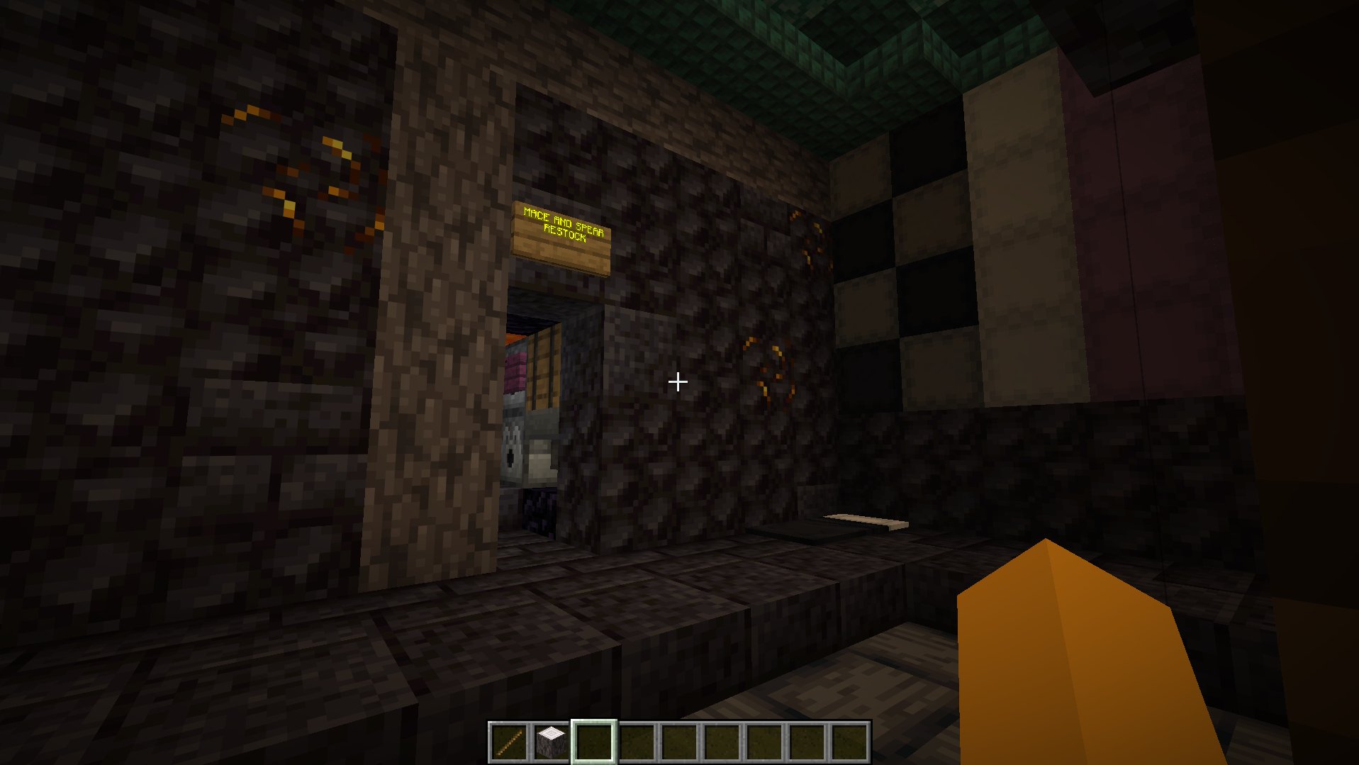 Secret base / stash / auto storage / Villager Trading Hall – additional image