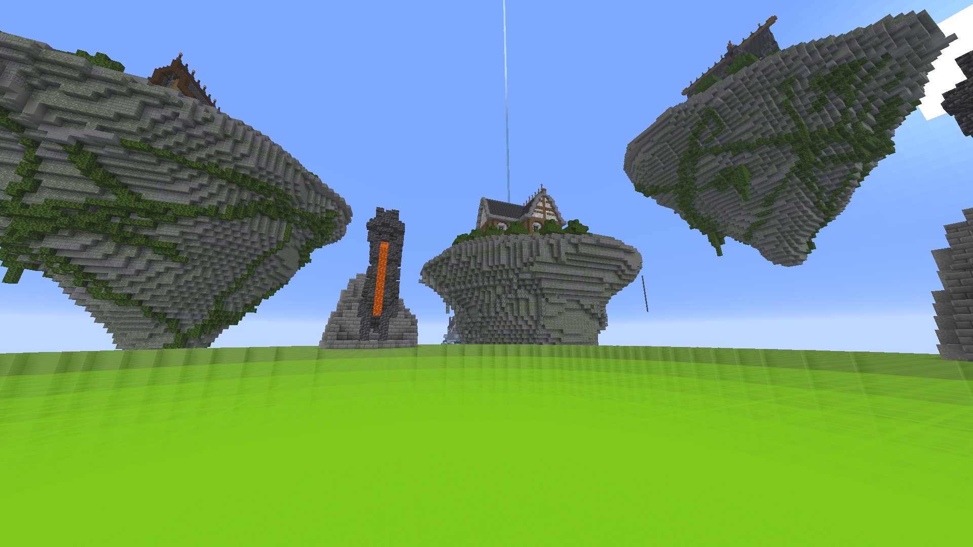 Stoney floating islands with green fog floor spawn – additional image
