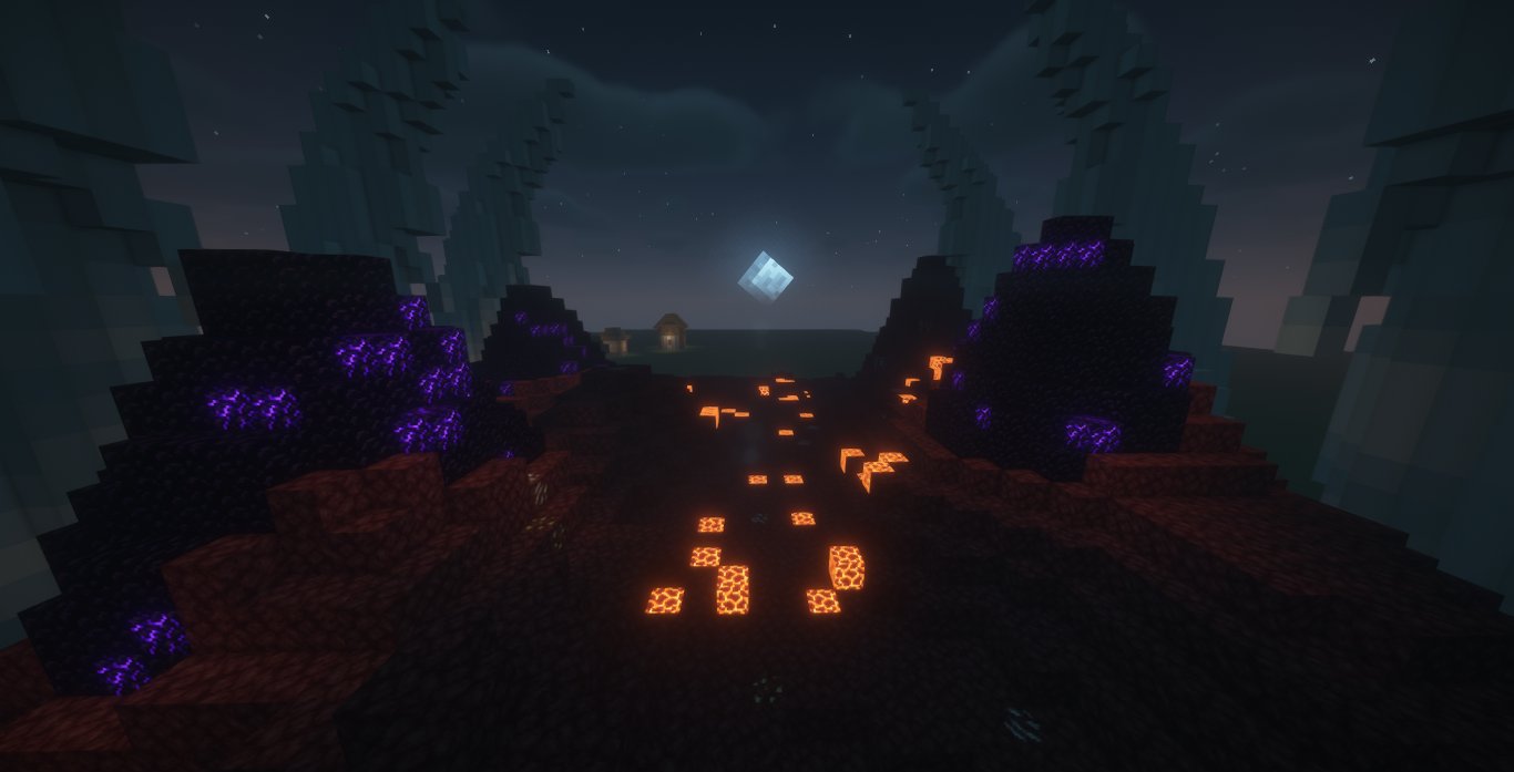 Mini Nether in Overworld – key image