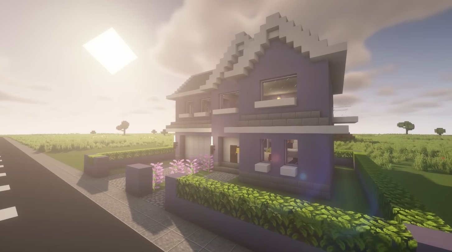 Light Blue Suburban House – additional image