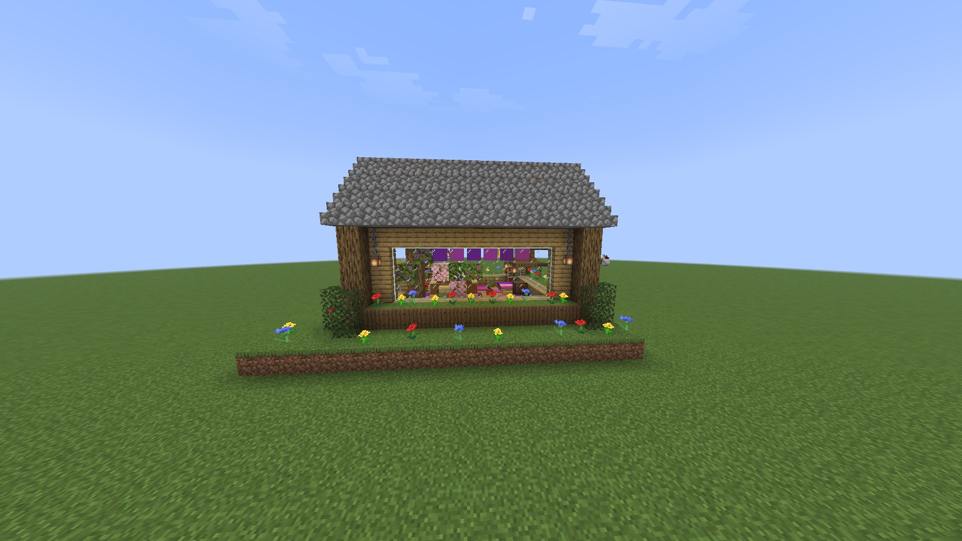 Pink / Purple Decorated Oak House – additional image